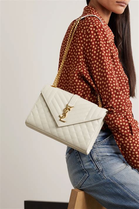 ysl white envelope bag|ysl envelope bag review.